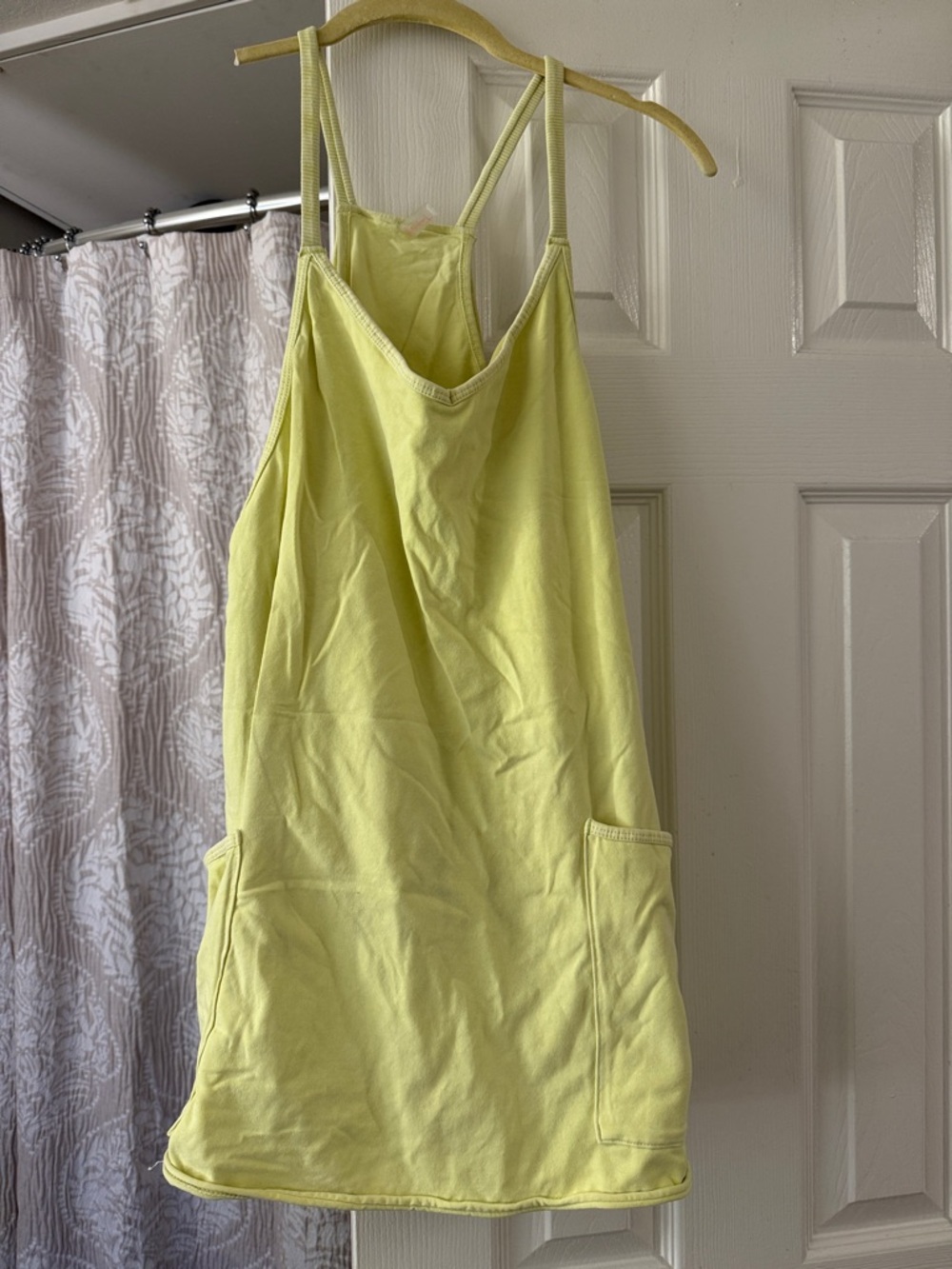 Yellow free people Women's Tank Dress Top - Lightweight Casual